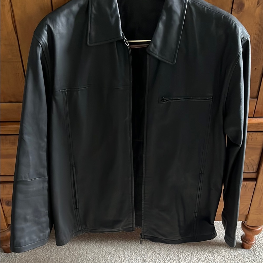 Classic Black Leather Jacket